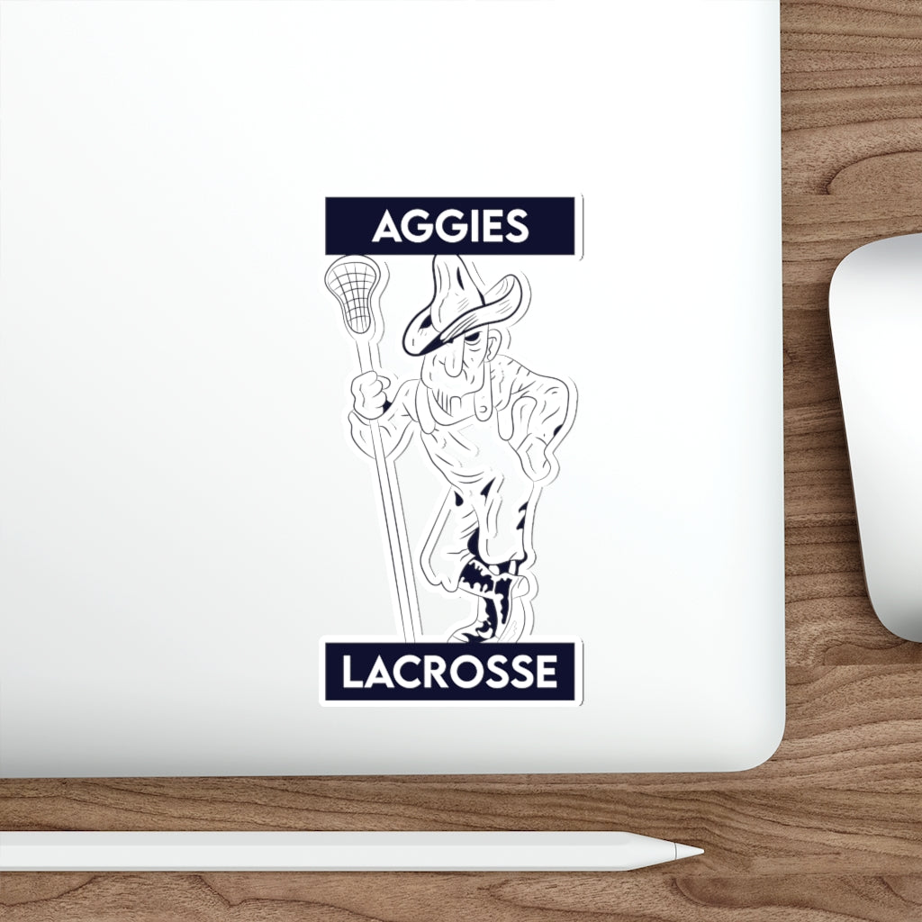 Aggies Lacrosse Die-Cut Sticker