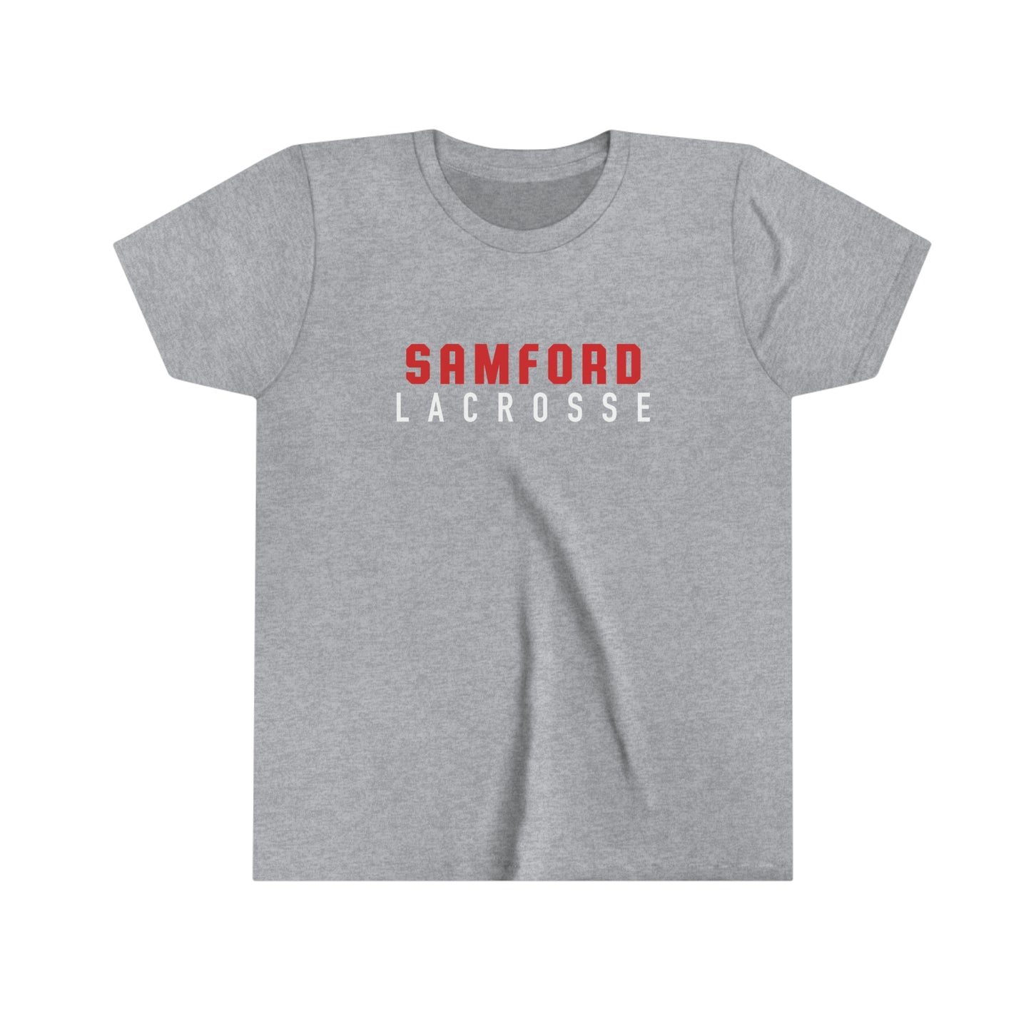 Youth Samford Lacrosse Bella + Canvas Short Sleeve Tee