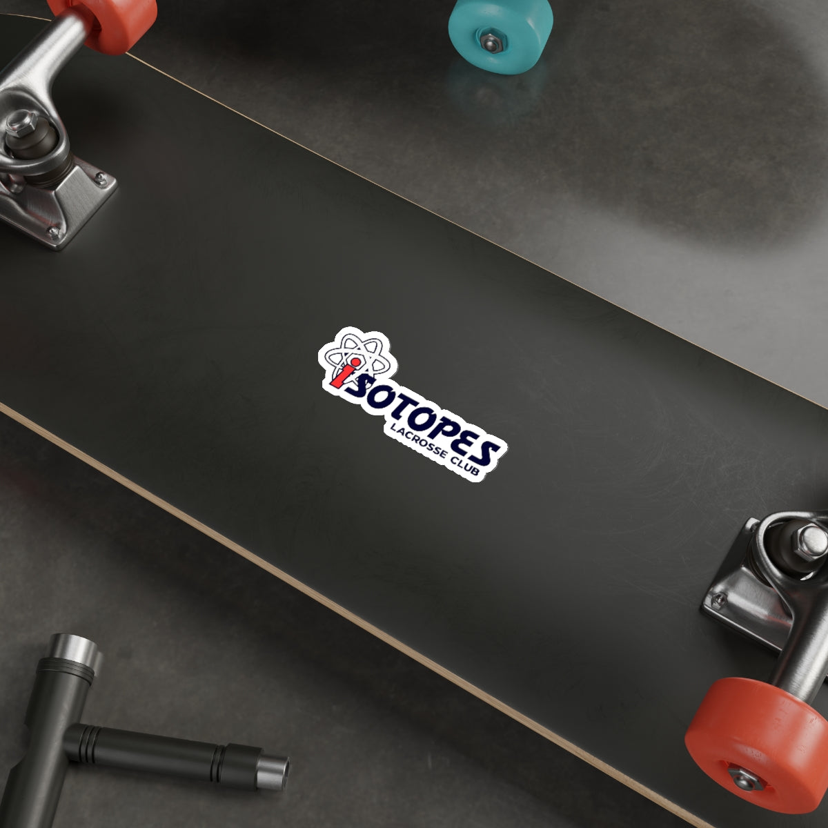 Isotopes Lacrosse Die-Cut Stickers