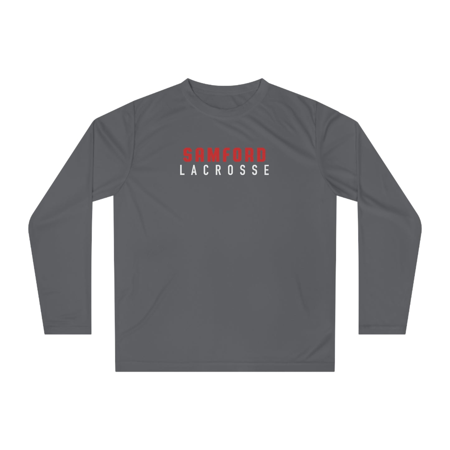 Adult Samford Lacrosse Team 365 Performance Long Sleeve Shirt