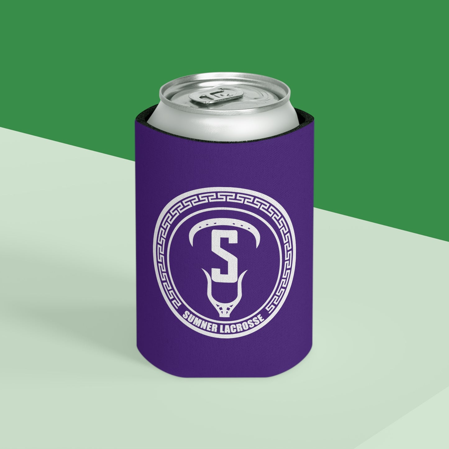 Sumner Spartans Lacrosse Can Cooler 3-pack