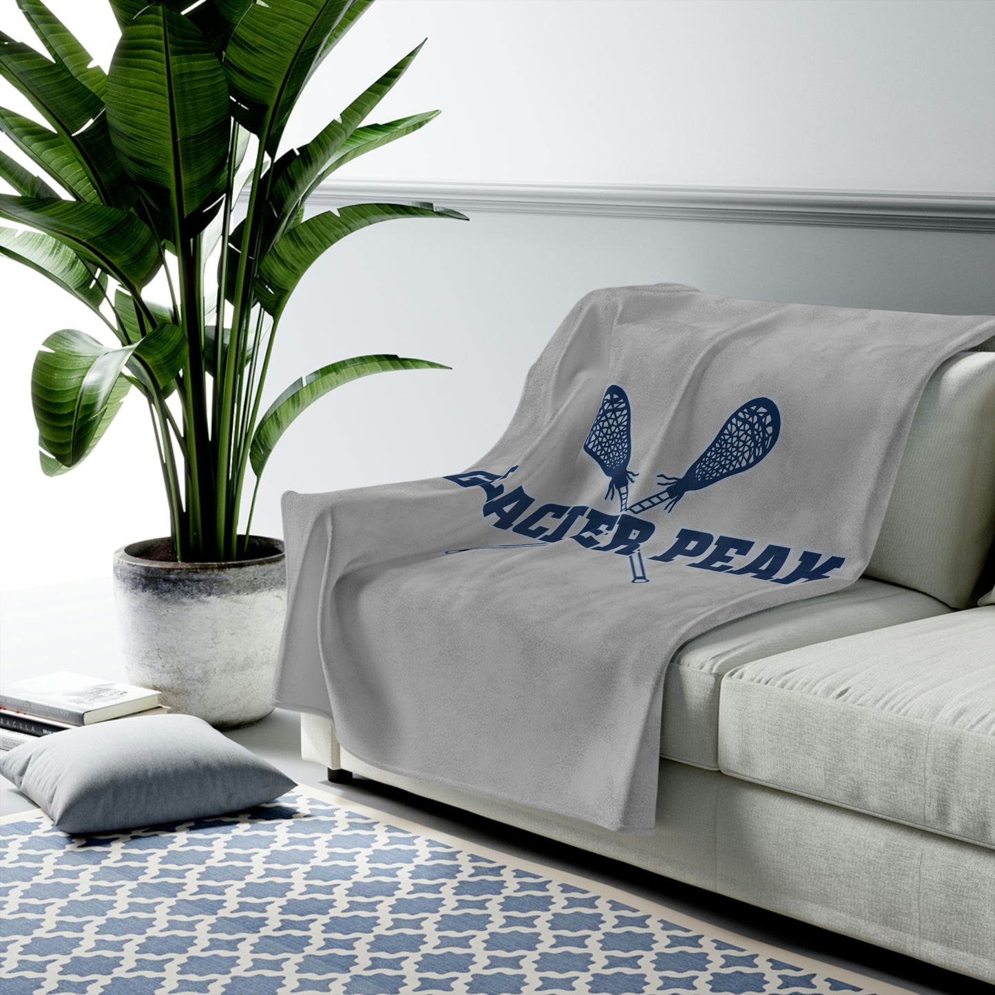 GP Lacrosse Velveteen Plush Blanket