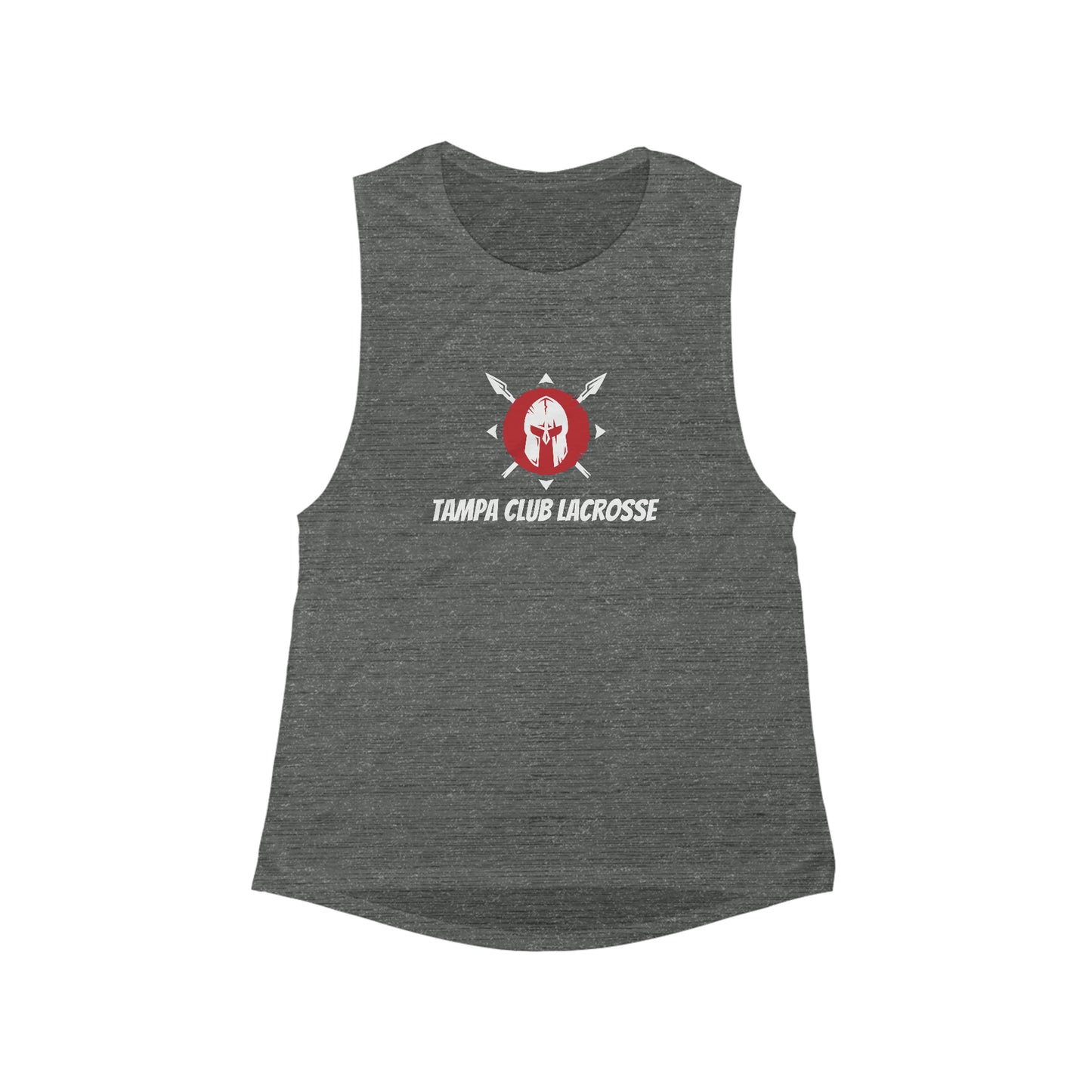 Women's Tampa Club Lacrosse Bella + Canvas Flowy Scoop Muscle Tank