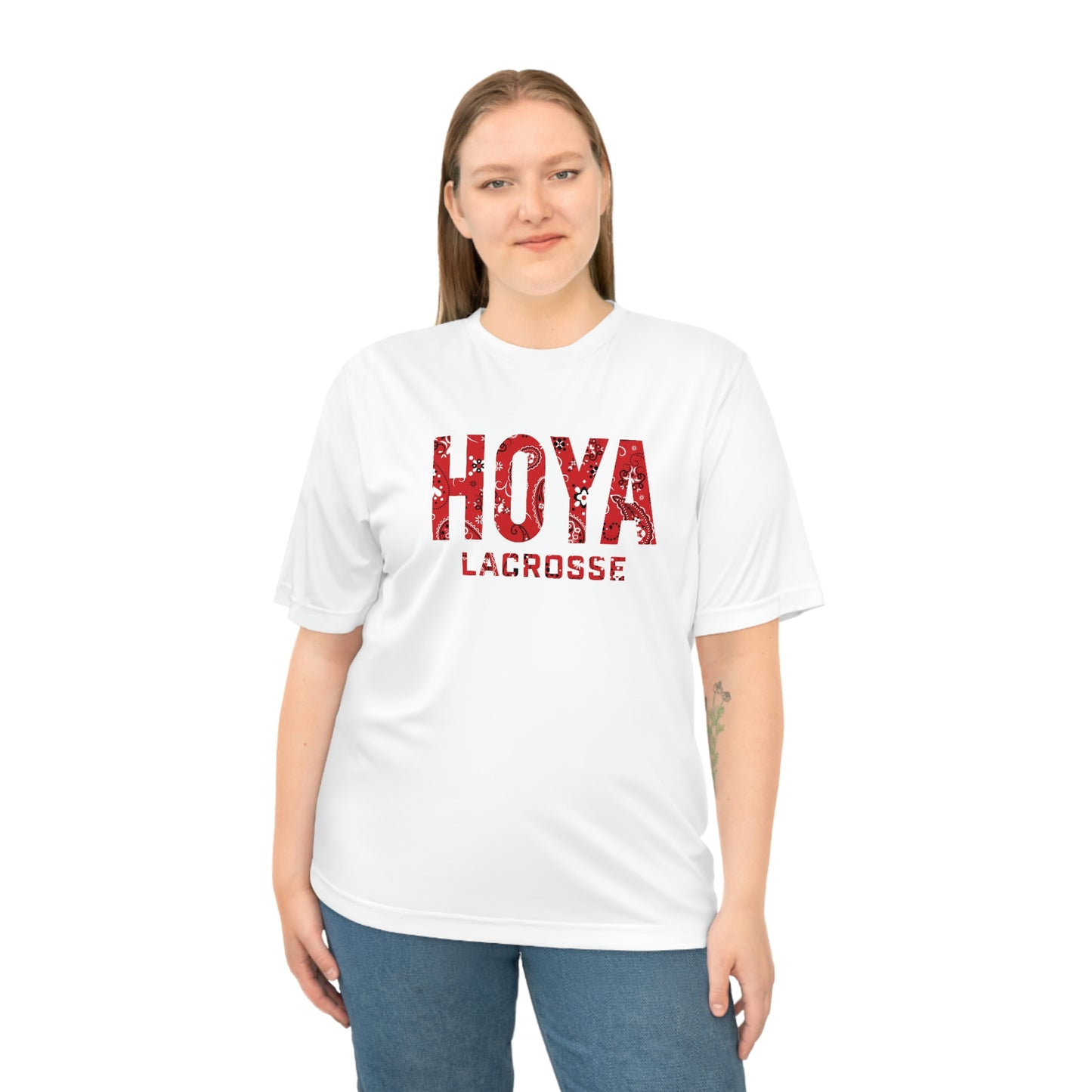 Adult Harrison Hoyas Lacrosse Team 365 Zone Performance T-shirt