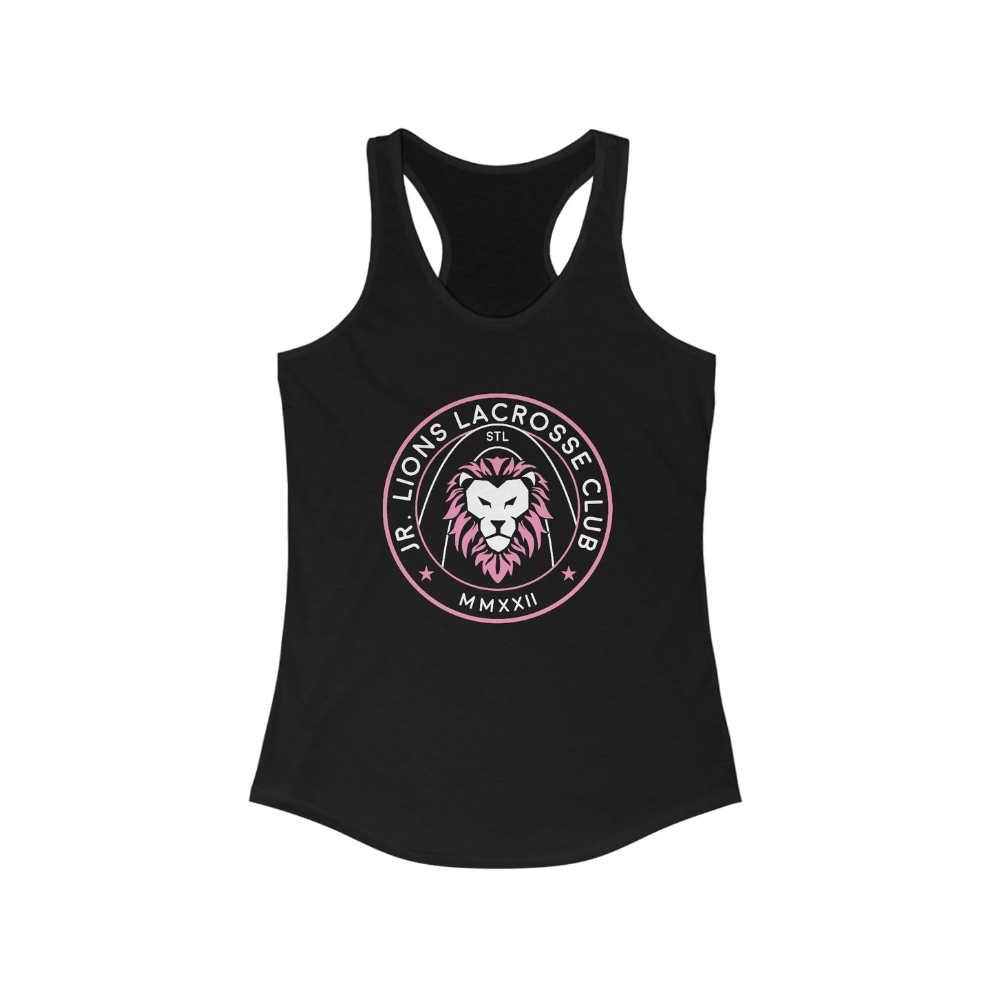 Women's Jr. Lions Lacrosse Next Level Racerback Tank