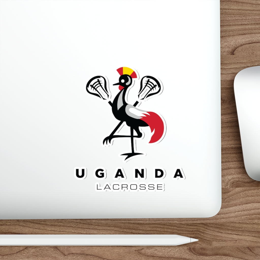 Uganda Lacrosse Die-Cut Sticker