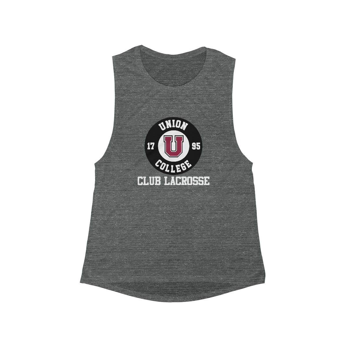 Women's Union Club Lacrosse Bella + Canvas Flowy Scoop Muscle Tank