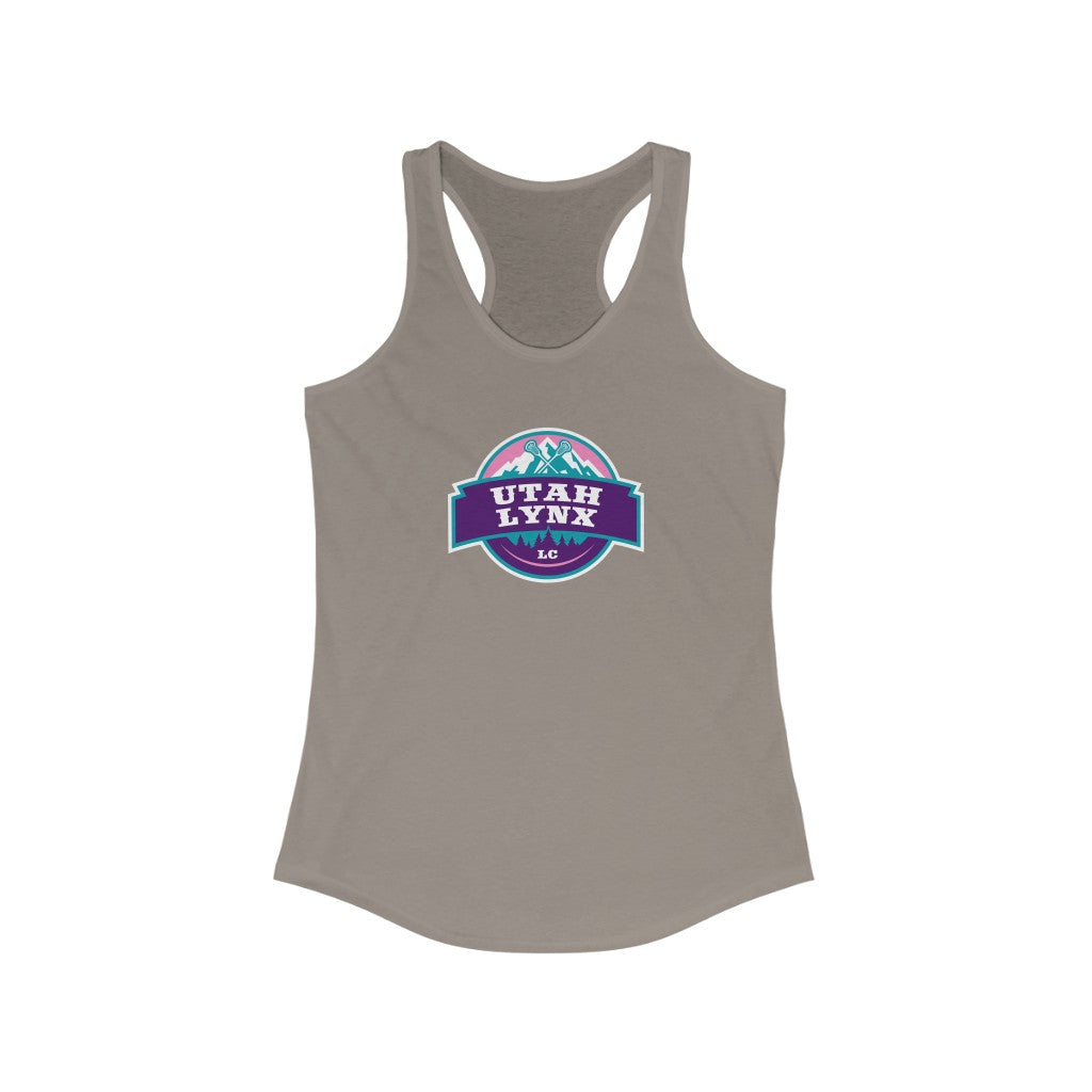 Women's Utah Lynx Next Level Racerback Tank