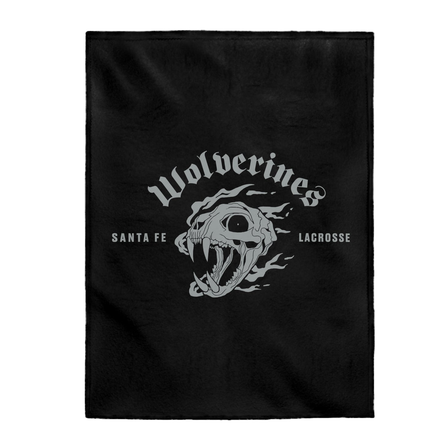 Santa Fe Lacrosse Velveteen Plush Blanket