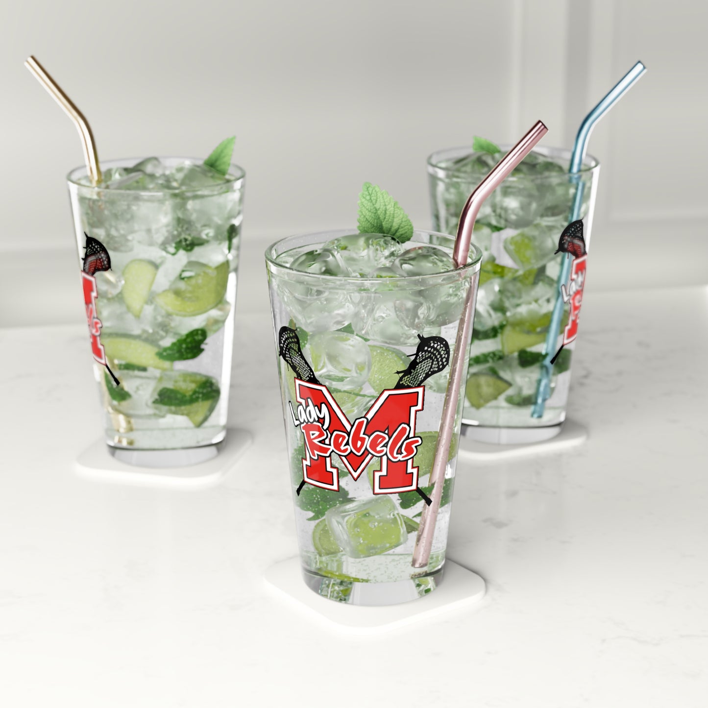 Maryville Lacrosse Pint Glass
