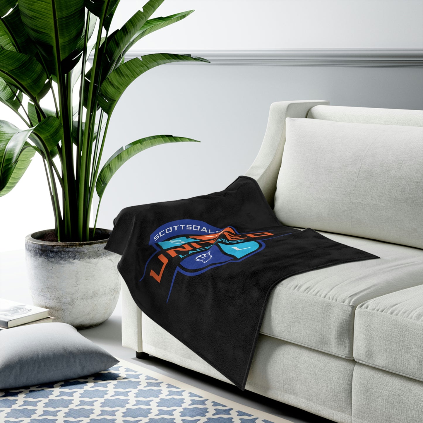United Lacrosse Club Velveteen Plush Blanket