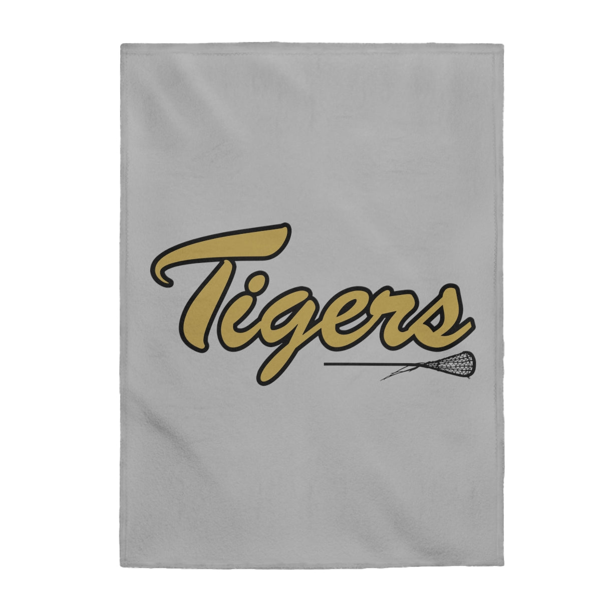 Drip Tigers Lacrosse Velveteen Plush Blanket