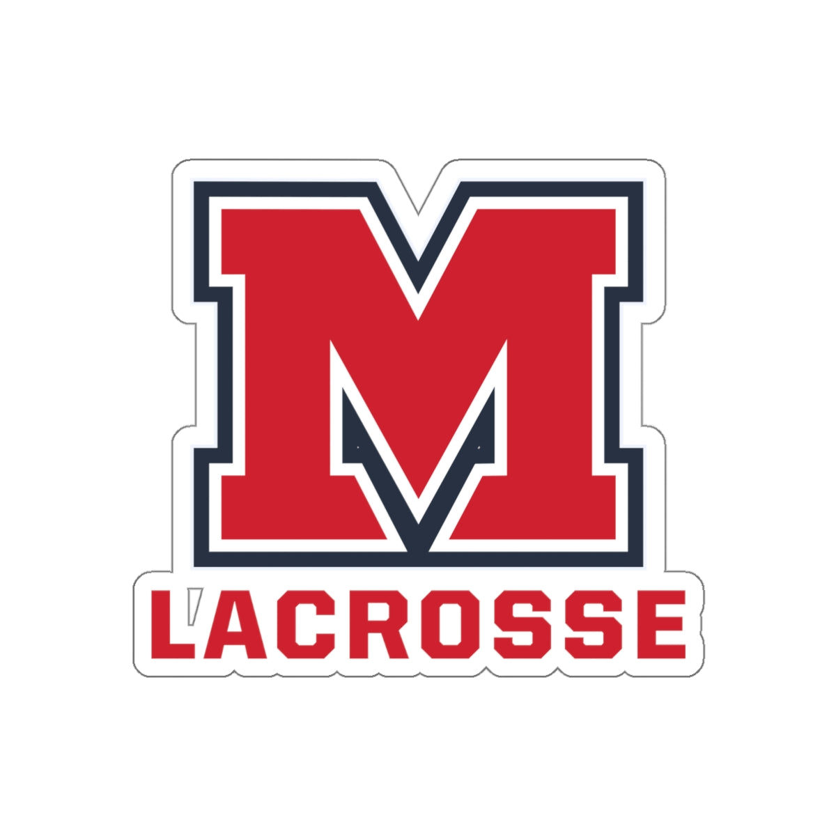 BMHS Lacrosse Die-Cut Sticker