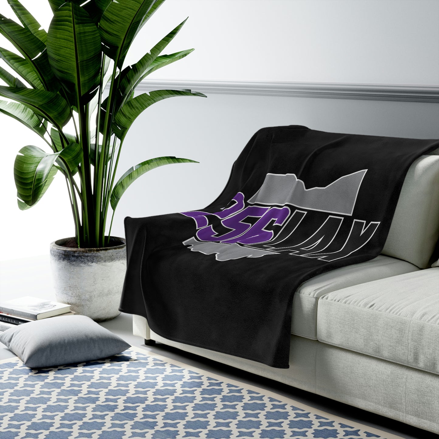 256 LAX Velveteen Plush Blanket