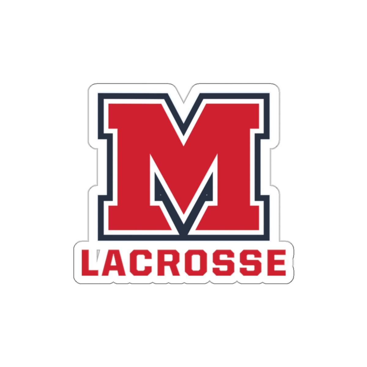 BMHS Lacrosse Die-Cut Sticker