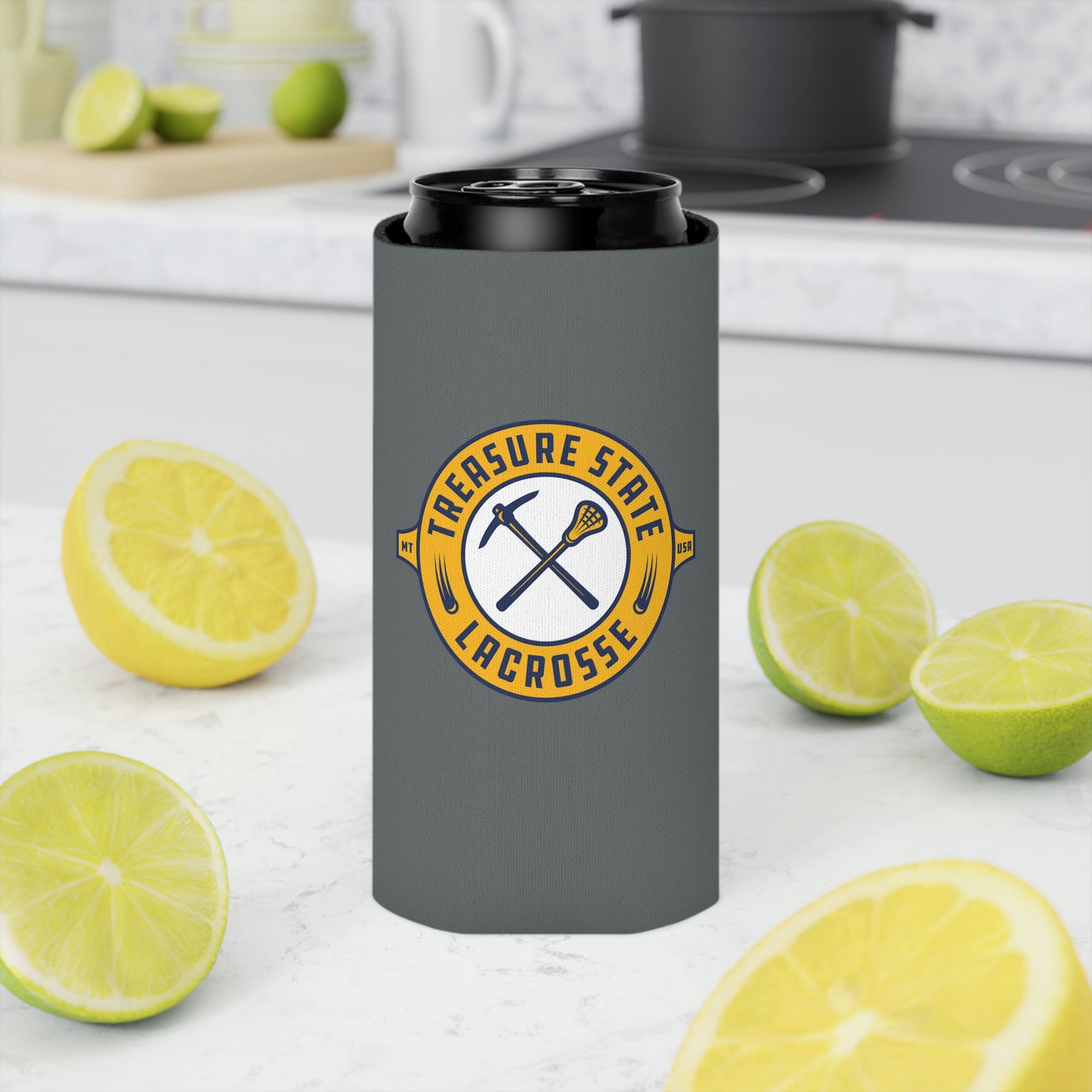 Treasure State Lacrosse Can Cooler 3-pack