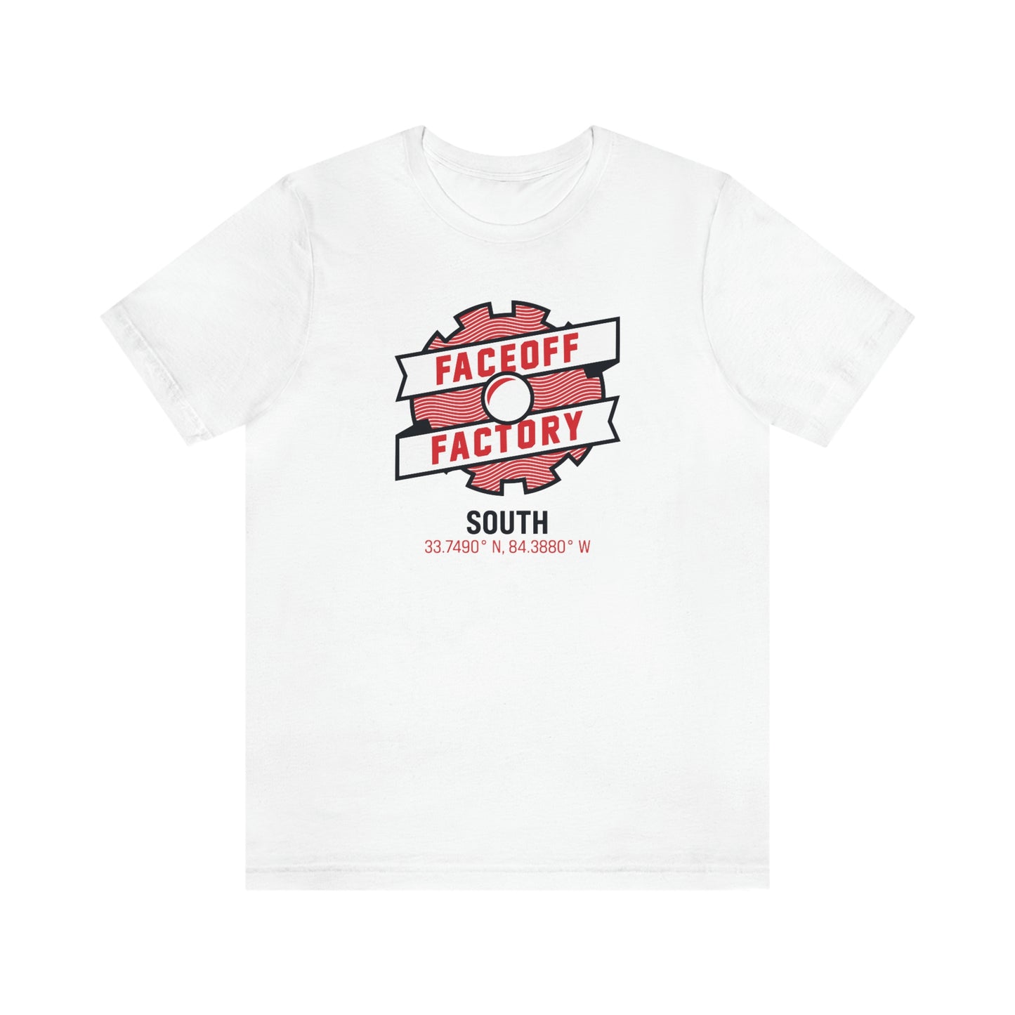Adult Faceoff Factory Bella + Canvas Short Sleeve Cotton Tee - South