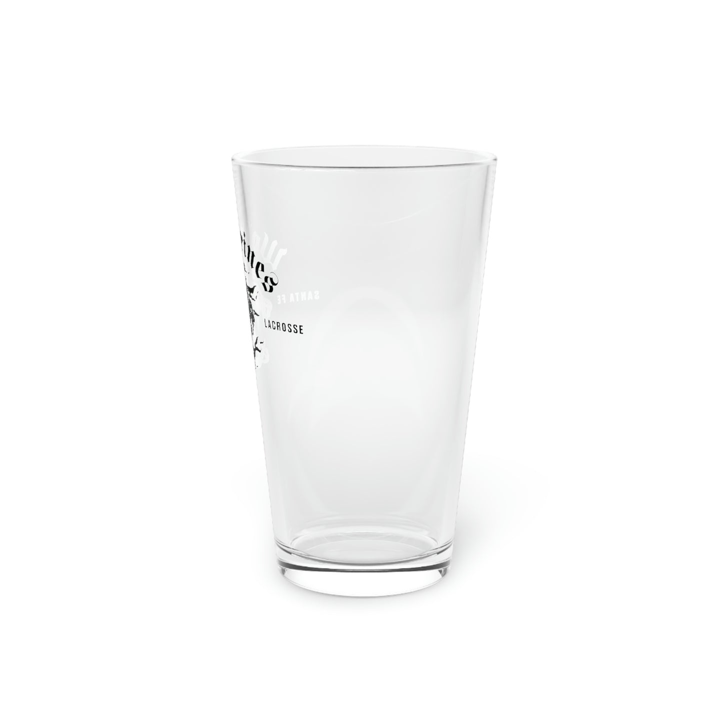 Santa Fe Lacrosse Pint Glass - 16oz