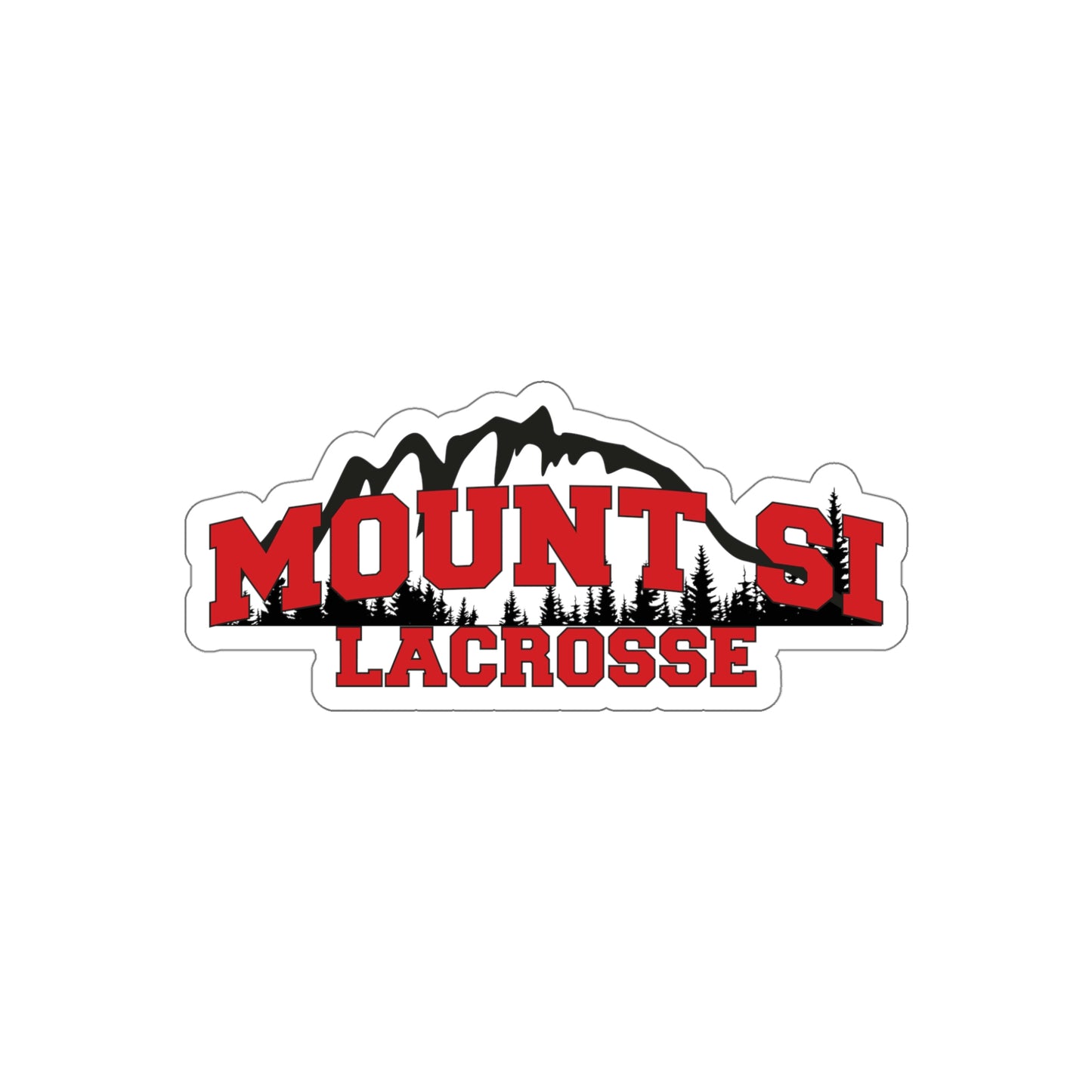 Mount Si Lacrosse Die-Cut Stickers