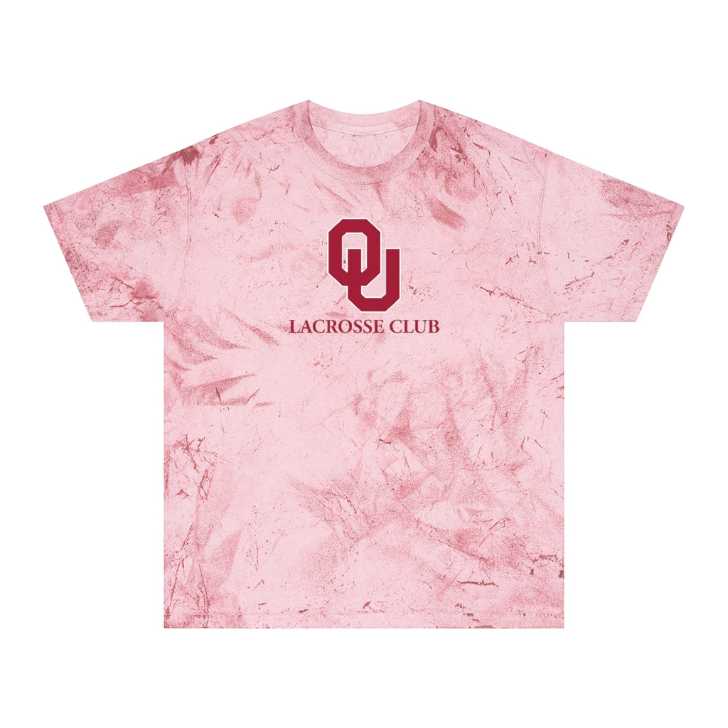 Adult Oklahoma University Lacrosse Comfort Colors Blast T-Shirt