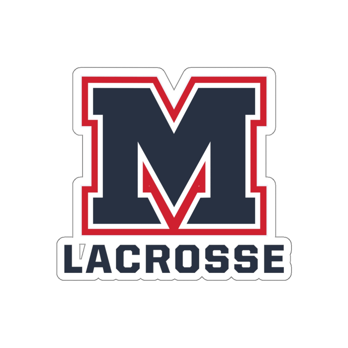 BMHS Lacrosse Die-Cut Sticker