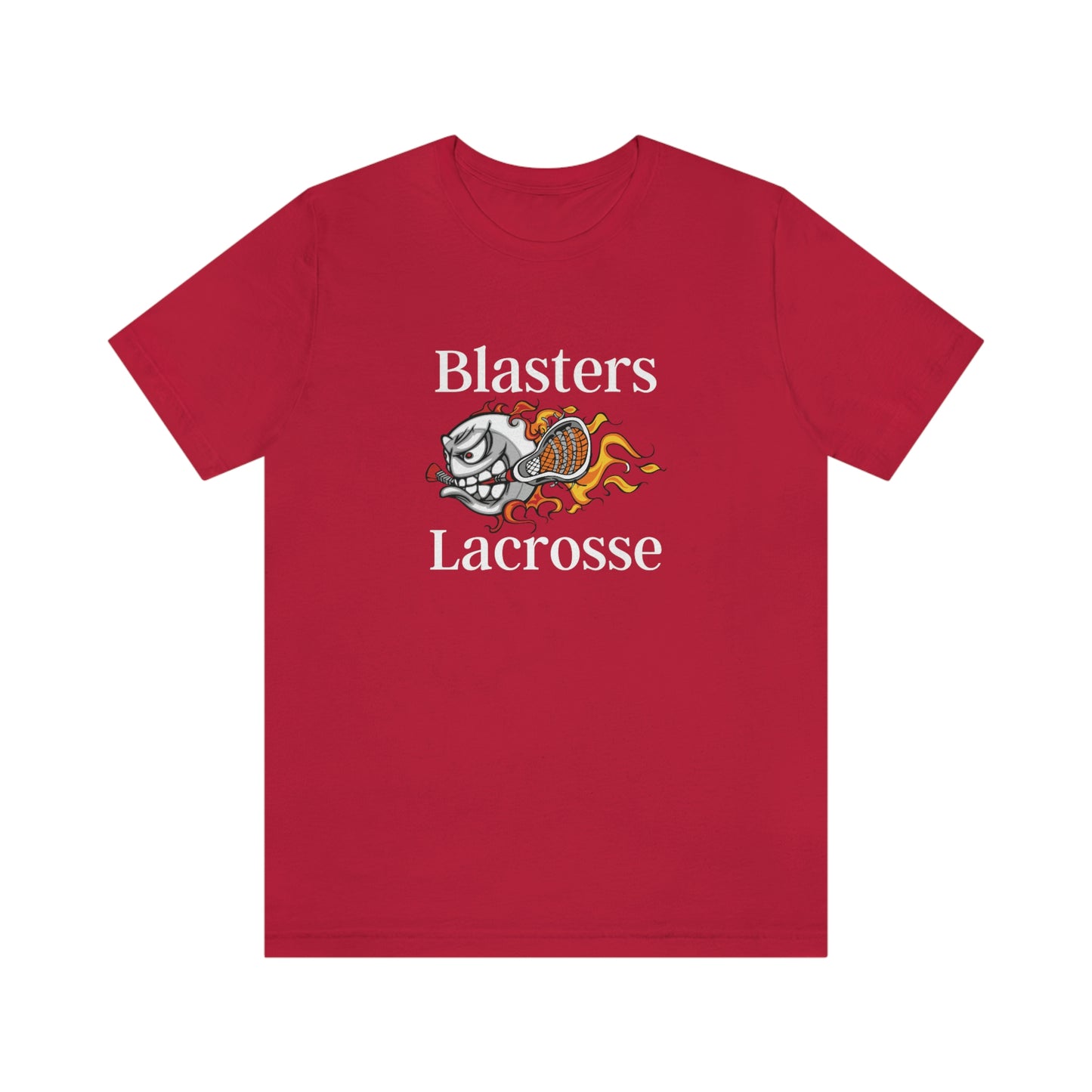 Adult Blasters MS Lacrosse Bella + Canvas Short Sleeve Cotton Tee