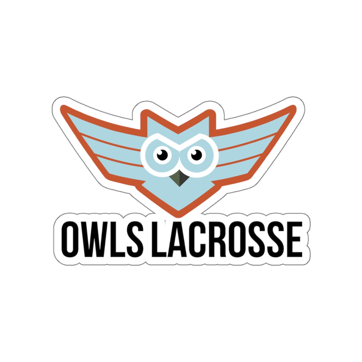 OWLS Lacrosse Die-Cut Sticker