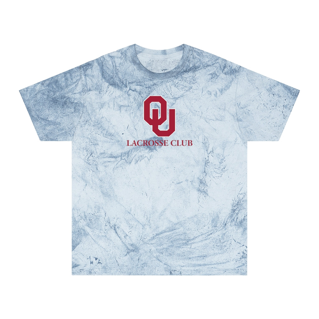 Adult Oklahoma University Lacrosse Comfort Colors Blast T-Shirt