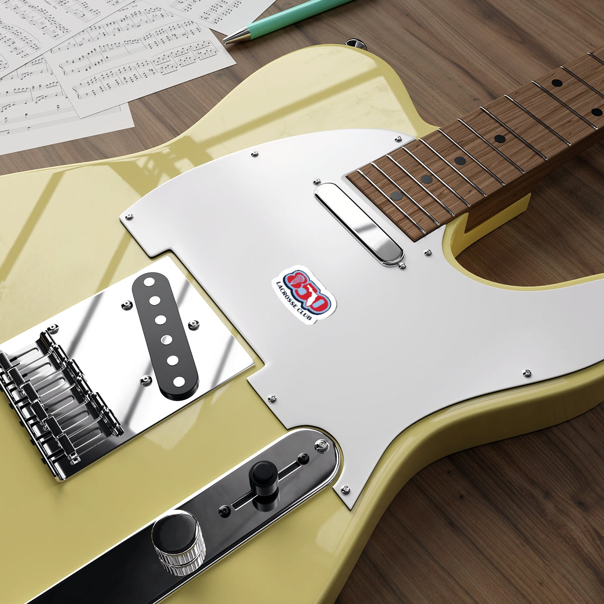 850 Lacrosse Die-Cut Sticker