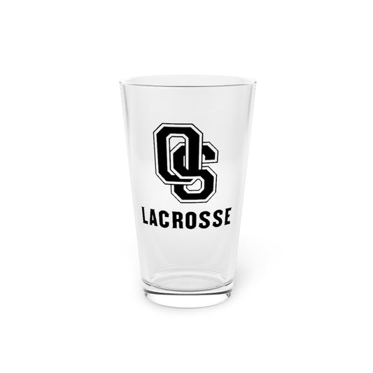 Old Saybrook Lacrosse Pint Glass - 16oz