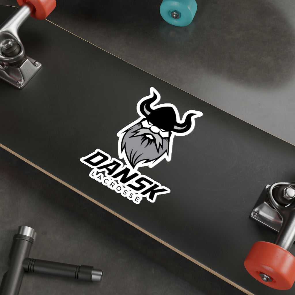 Danish Lacrosse Die-Cut Stickers