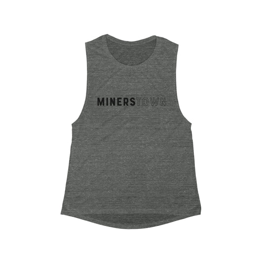 Women's Minerstown Bella + Canvas Flowy Scoop Muscle Tank