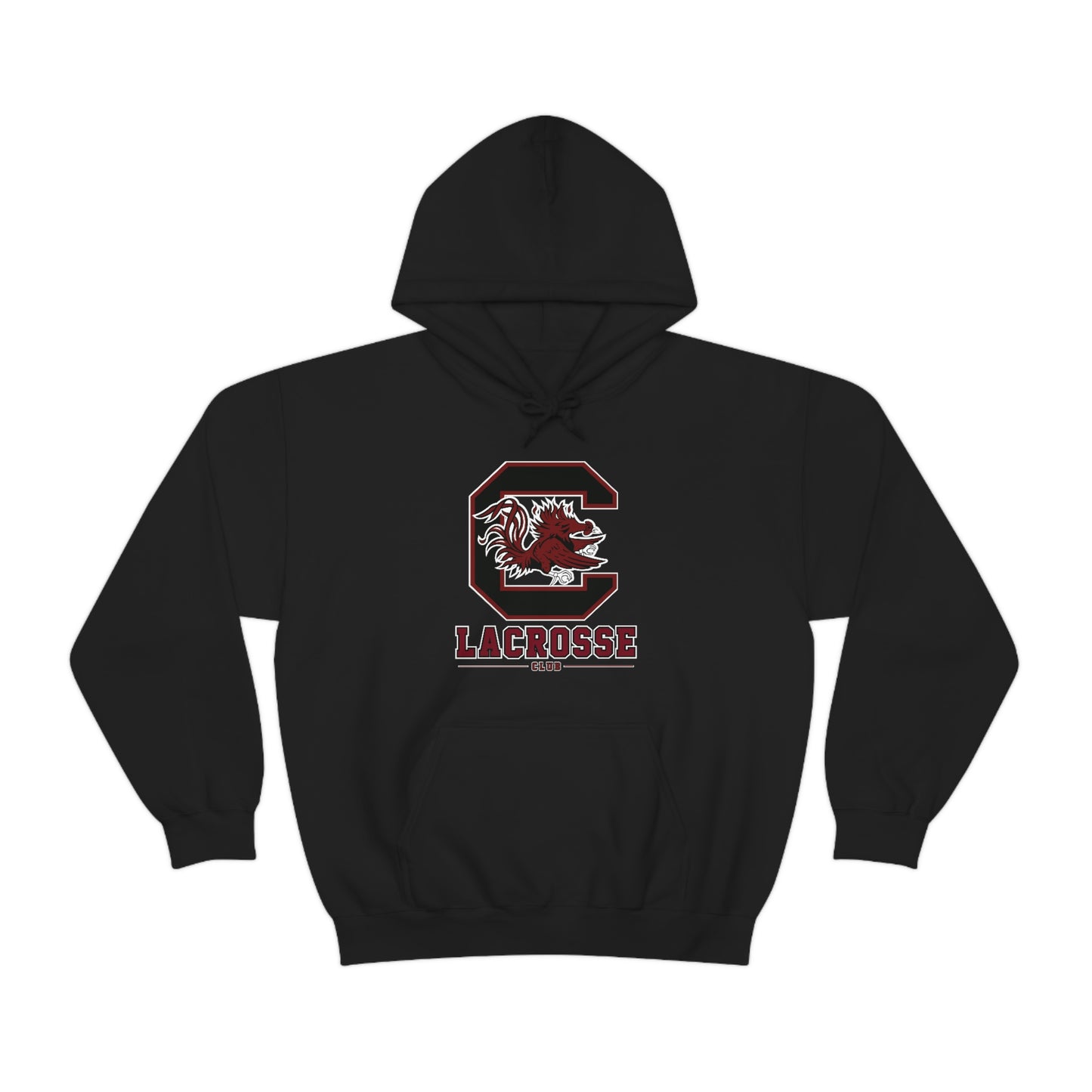 Adult Gamecocks Lacrosse Gildan Heavy Blend Hoodie