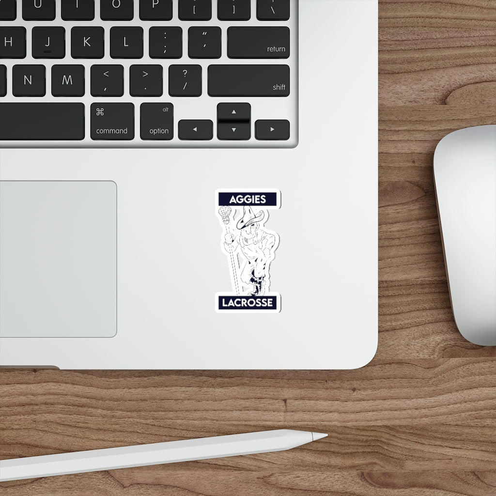 Aggies Lacrosse Die-Cut Sticker