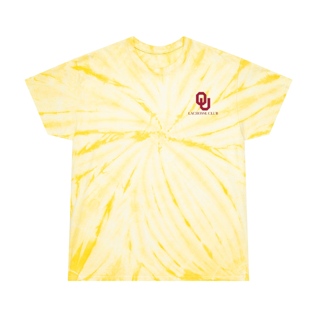 Adult Oklahoma University Lacrosse Tie-Dye Cyclone Tee