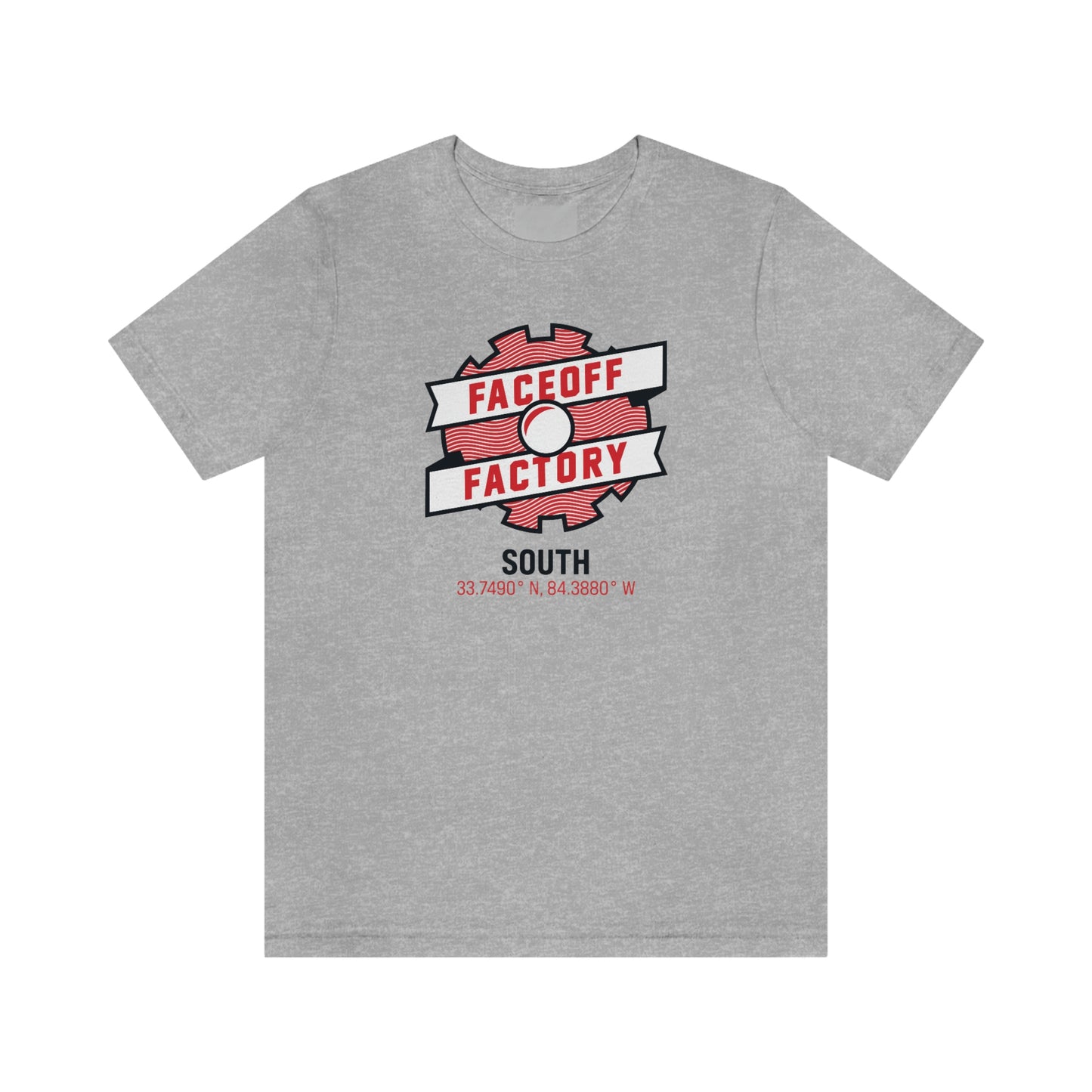 Adult Faceoff Factory Bella + Canvas Short Sleeve Cotton Tee - South