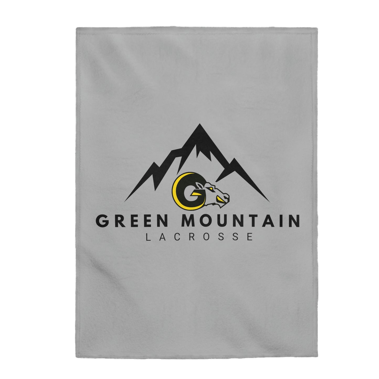 Green Mountain Lacrosse Velveteen Plush Blanket