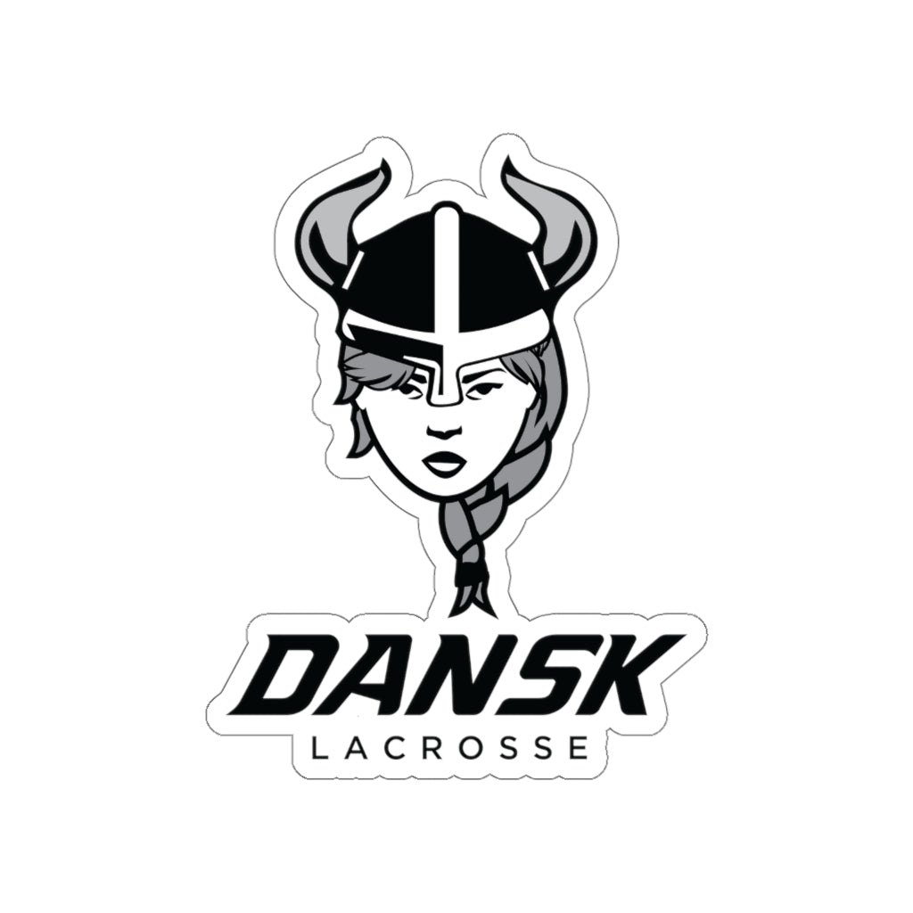 Danish Lacrosse Die-Cut Stickers