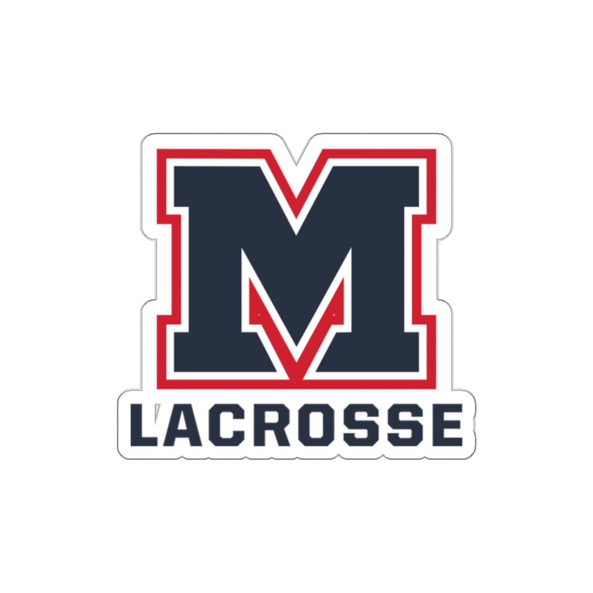 BMHS Lacrosse Die-Cut Sticker