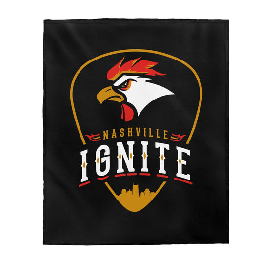 Nashville Ignite Velveteen Plush Blanket