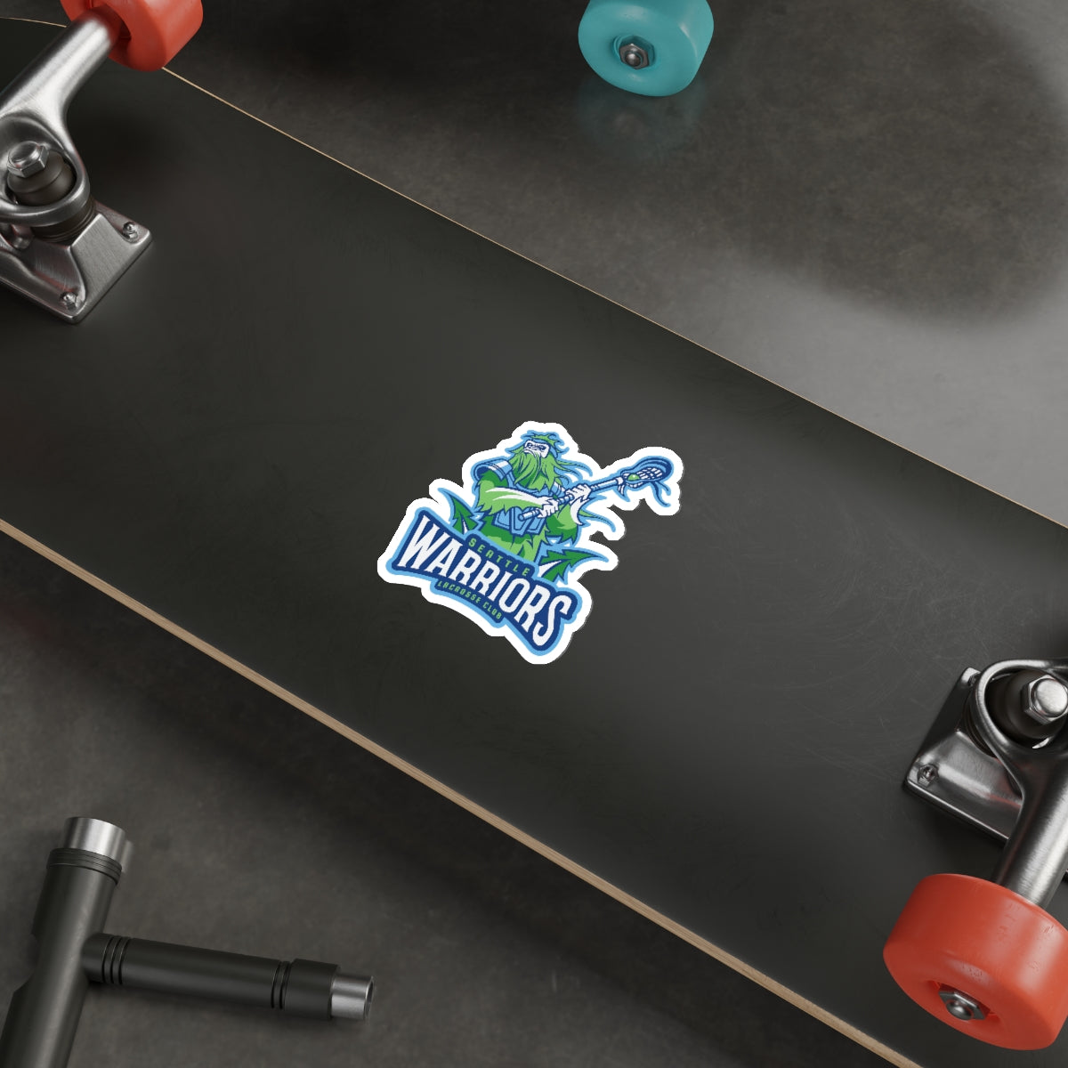 Seattle Warriors Lacrosse Die-Cut Sticker