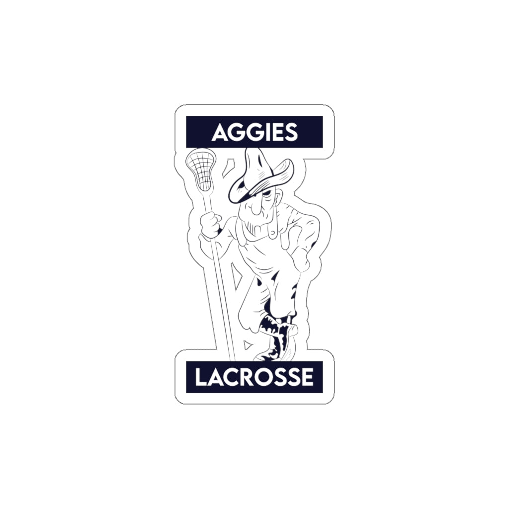 Aggies Lacrosse Die-Cut Sticker