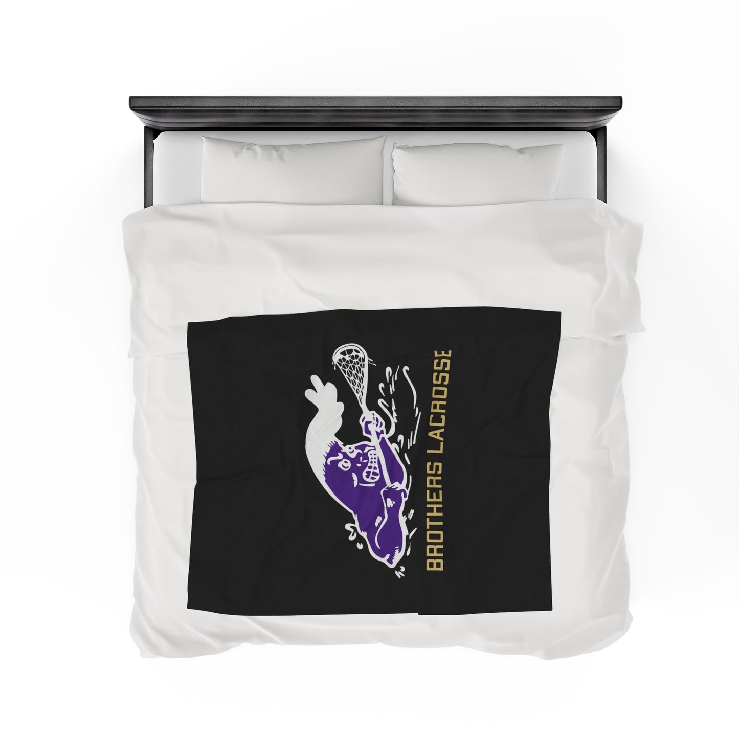 CBHS Lacrosse Wave Velveteen Plush Blanket