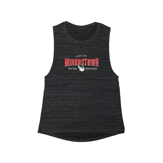 Women's Minerstown Bella + Canvas Flowy Scoop Muscle Tank