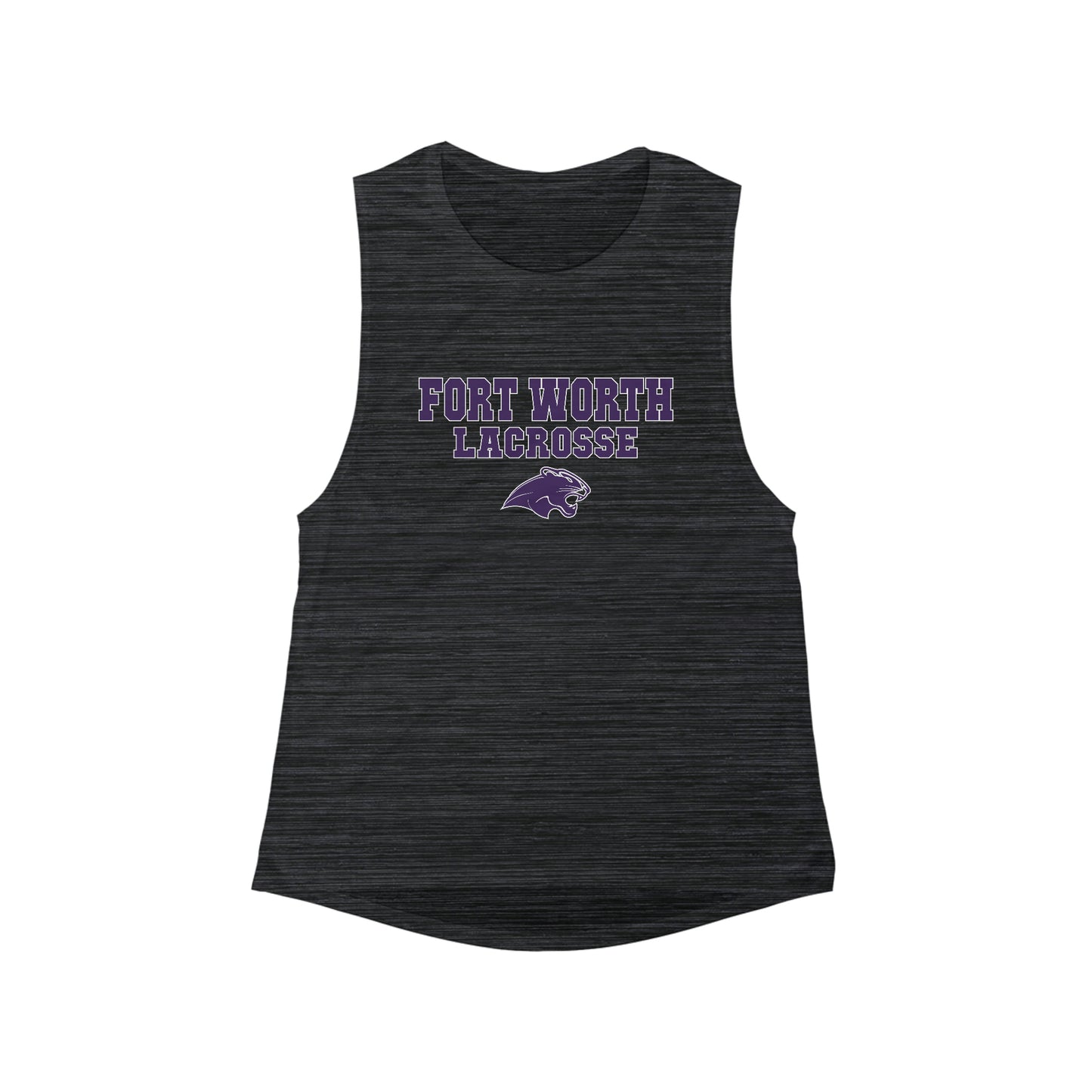 Women's Fort Worth Lacrosse Flowy Scoop Sport Tank