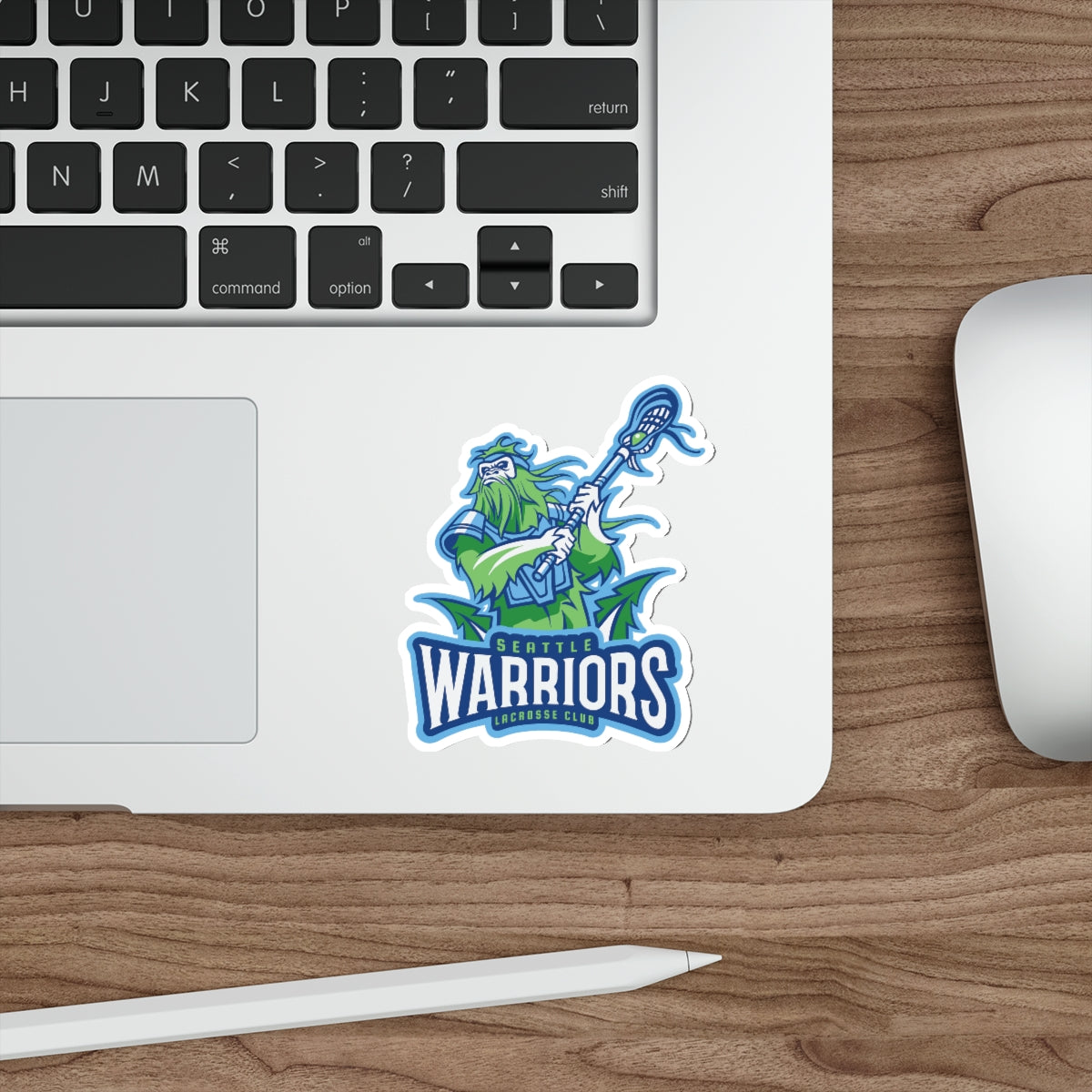 Seattle Warriors Lacrosse Die-Cut Sticker