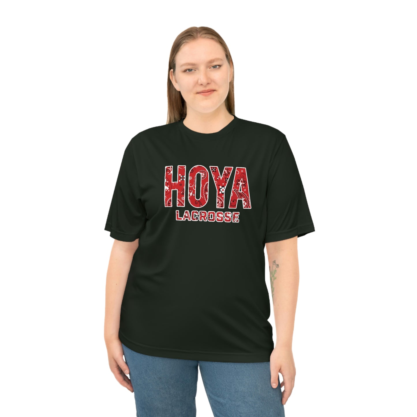 Adult Harrison Hoyas Lacrosse Team 365 Zone Performance T-shirt