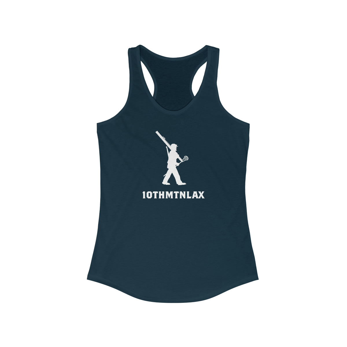 Women's 10th Mountain Lacrosse Bella + Canvas Racerback Tank