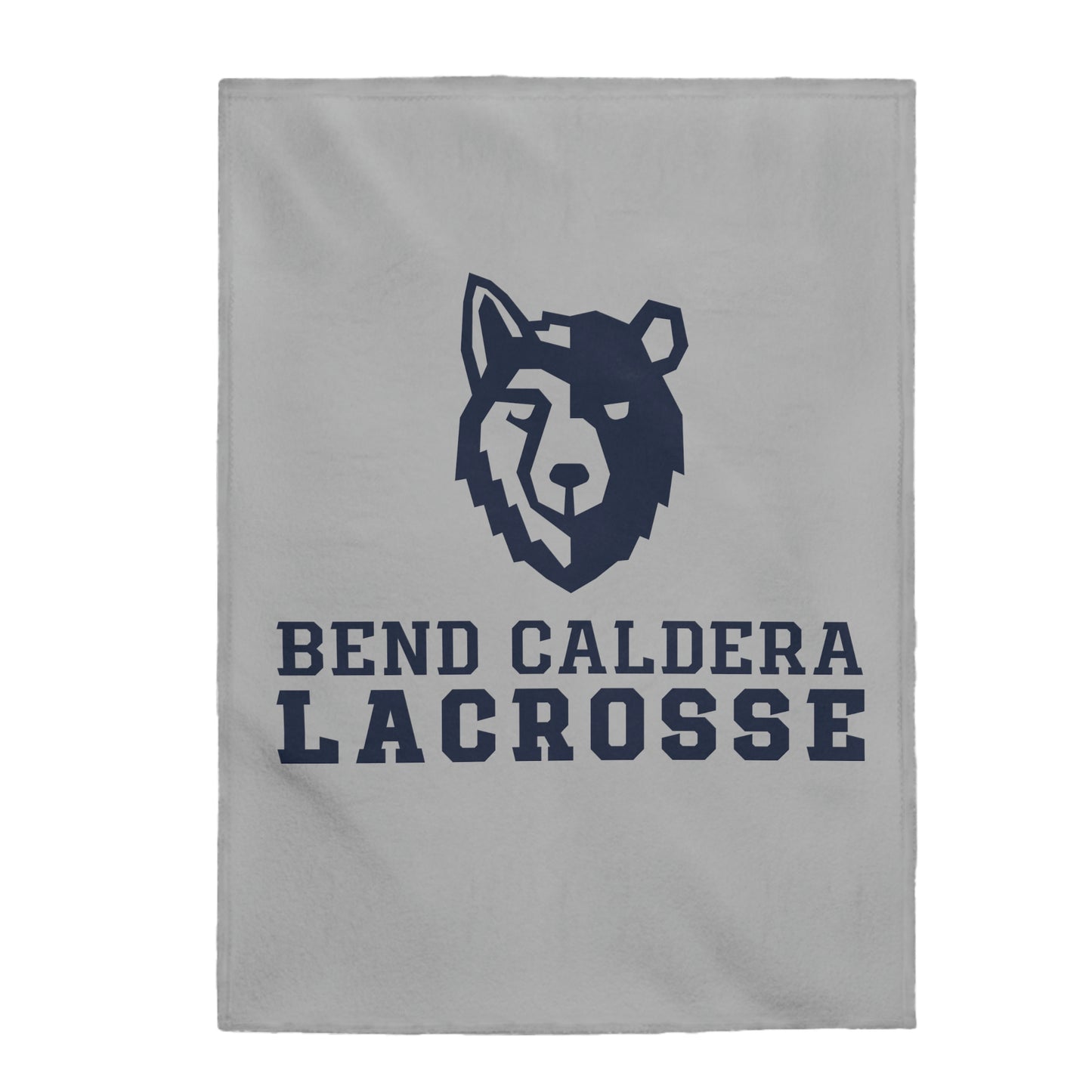 Bend Caldera Lacrosse Velveteen Plush Blanket