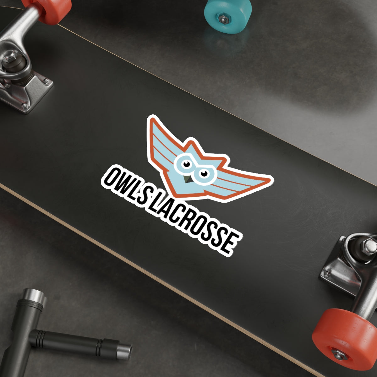 OWLS Lacrosse Die-Cut Sticker